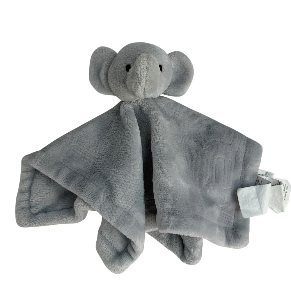 Jimco Baby Elephant Lovey Soft Security Blanket Snuggle Toy Minky Plush‎ Gray